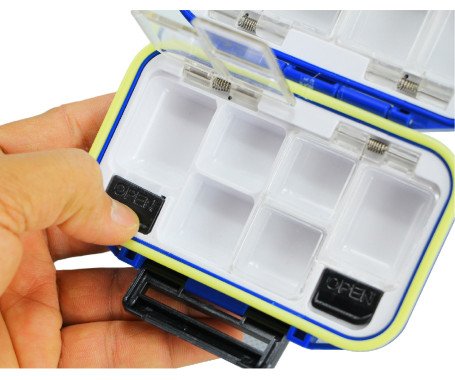 AQUA MARINE - Waterproof Tackle Box - 12 Compartment
